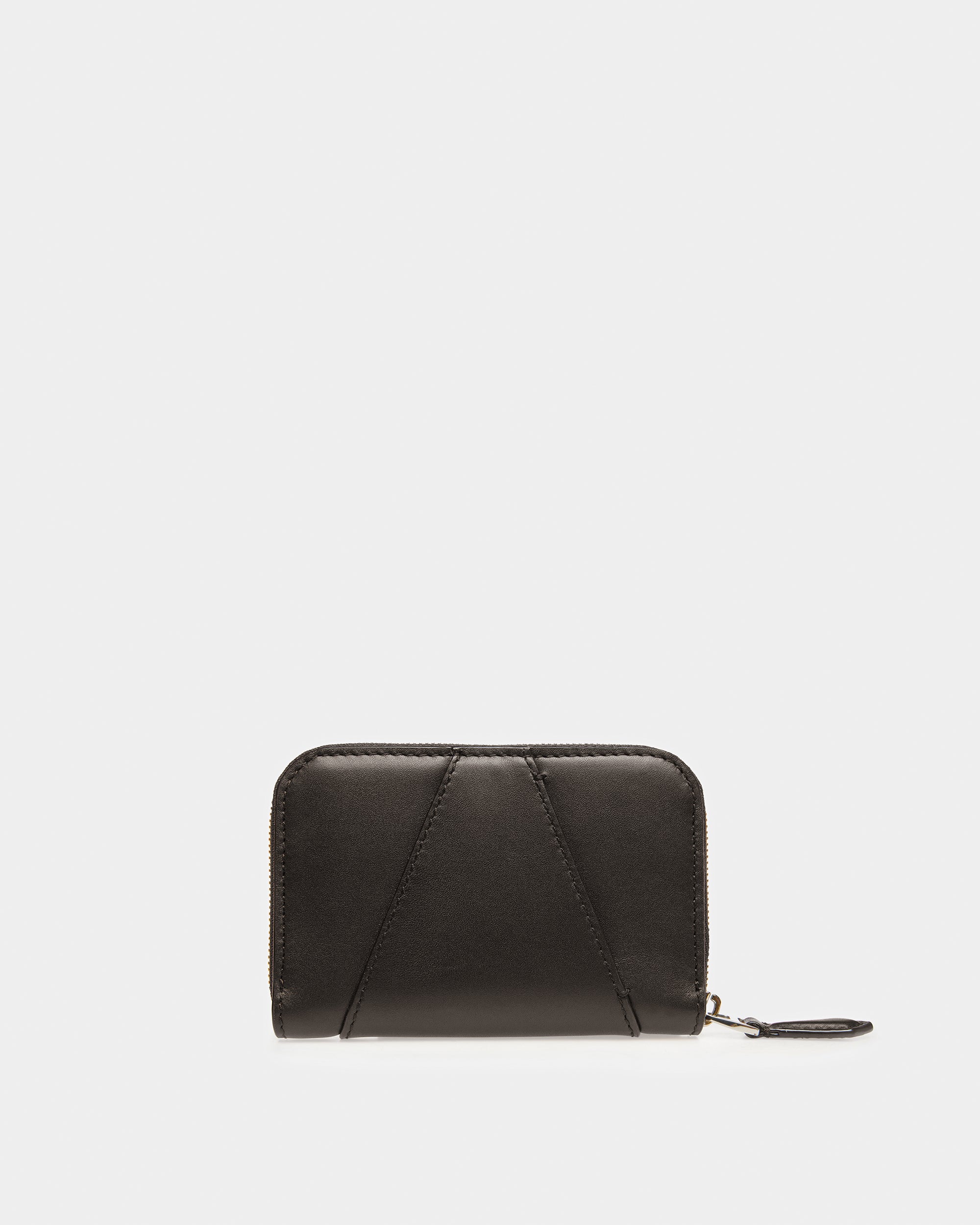Angye Leather Wallet In Black - Women's - Bally - 02