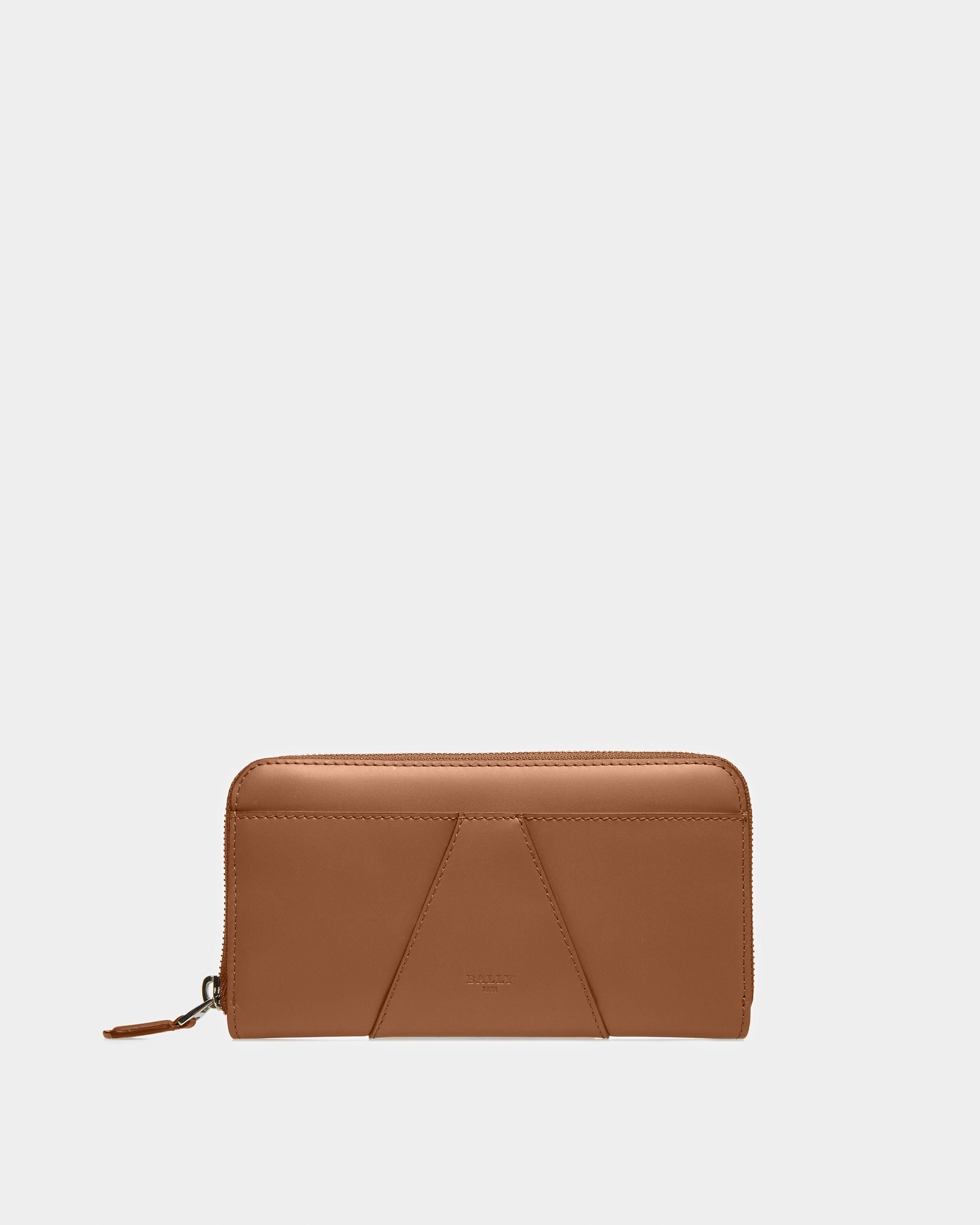 Avenor Leather Wallet In Brown - Women's - Bally - 01