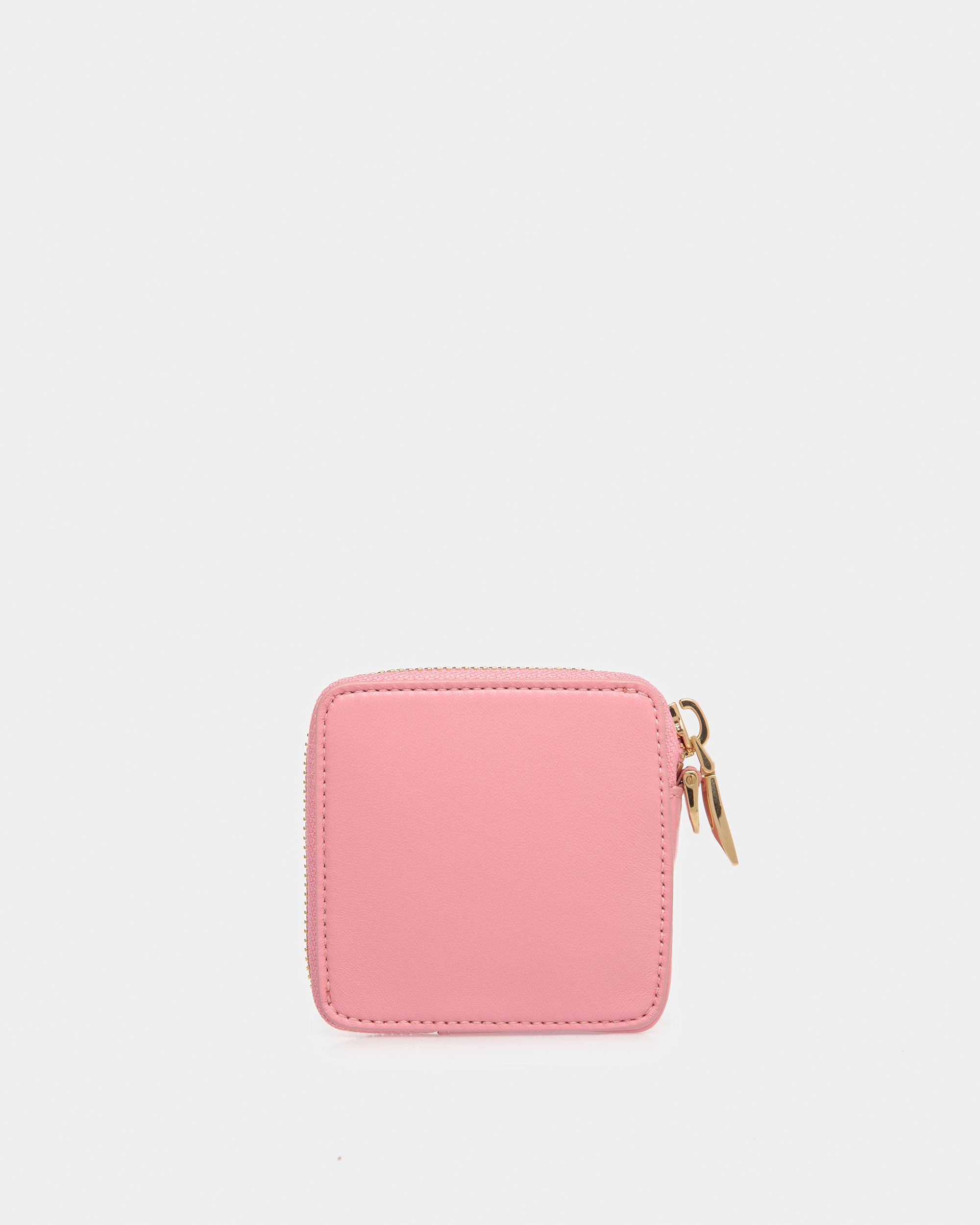 Block Zipped Coin Purse In Leather - Women's - Bally - 02