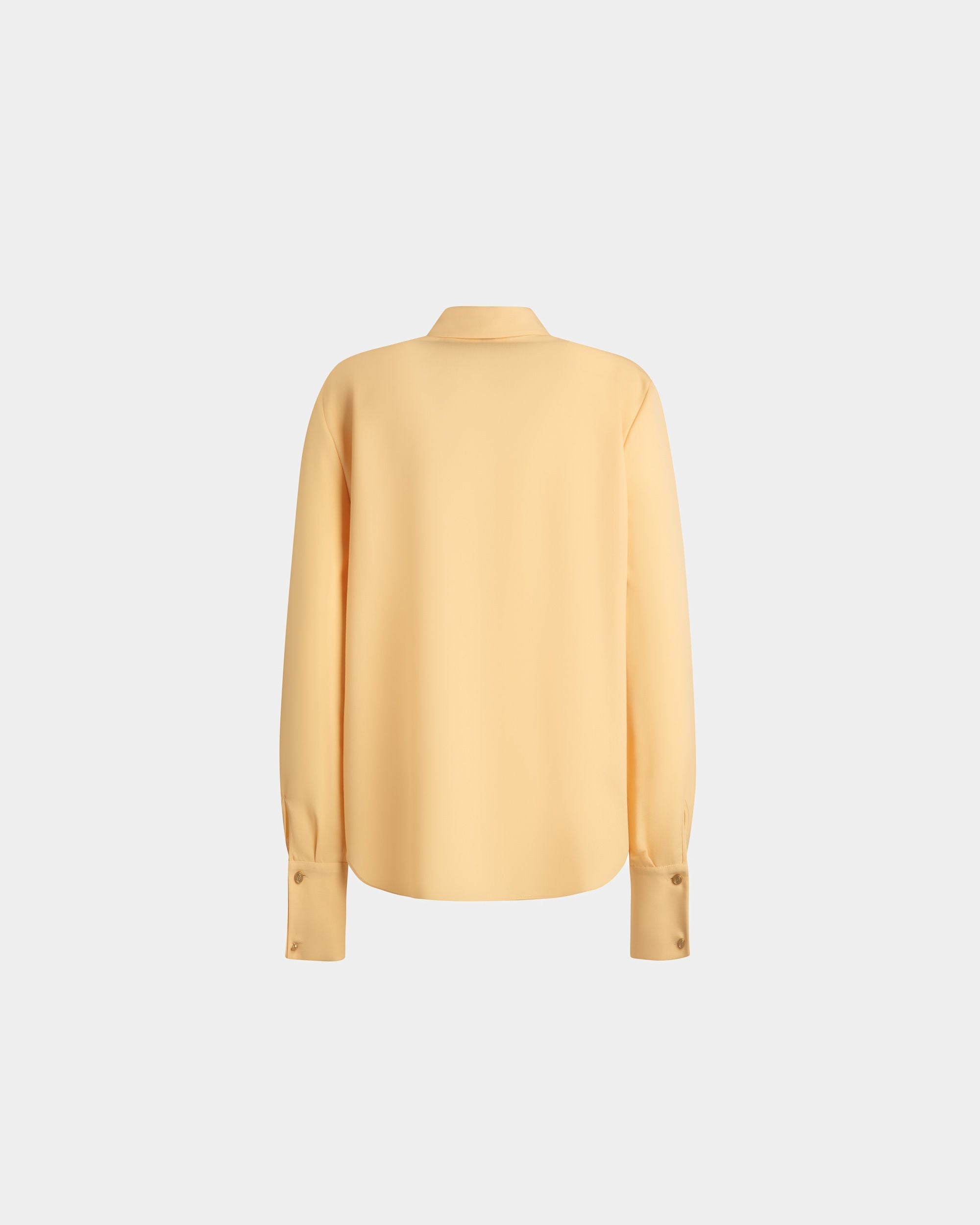 Blouse In a Wool Blend In Cream - Women's - Bally - 02