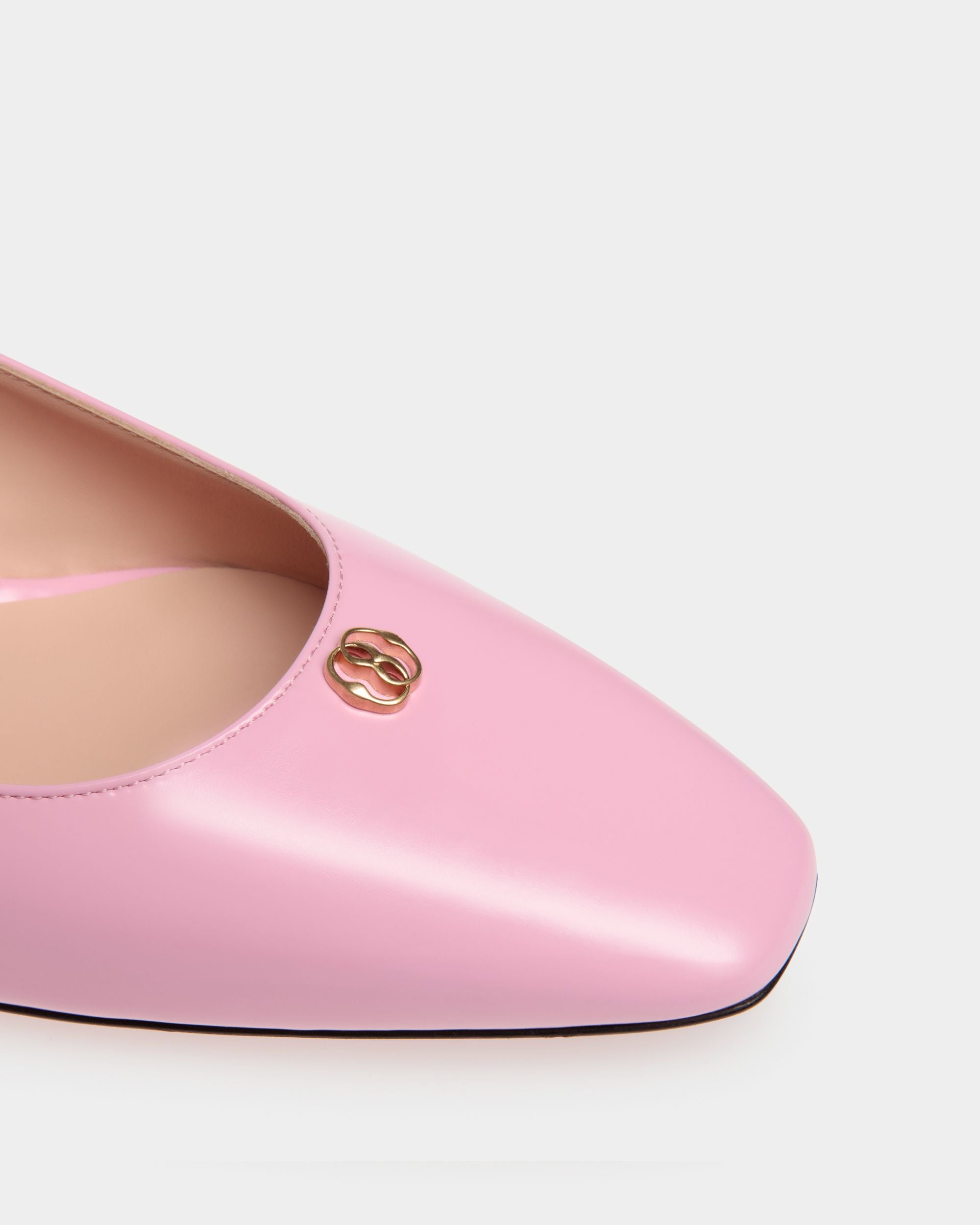 Sylt Slingback Pump In Pink Leather - Women's - Bally - 04