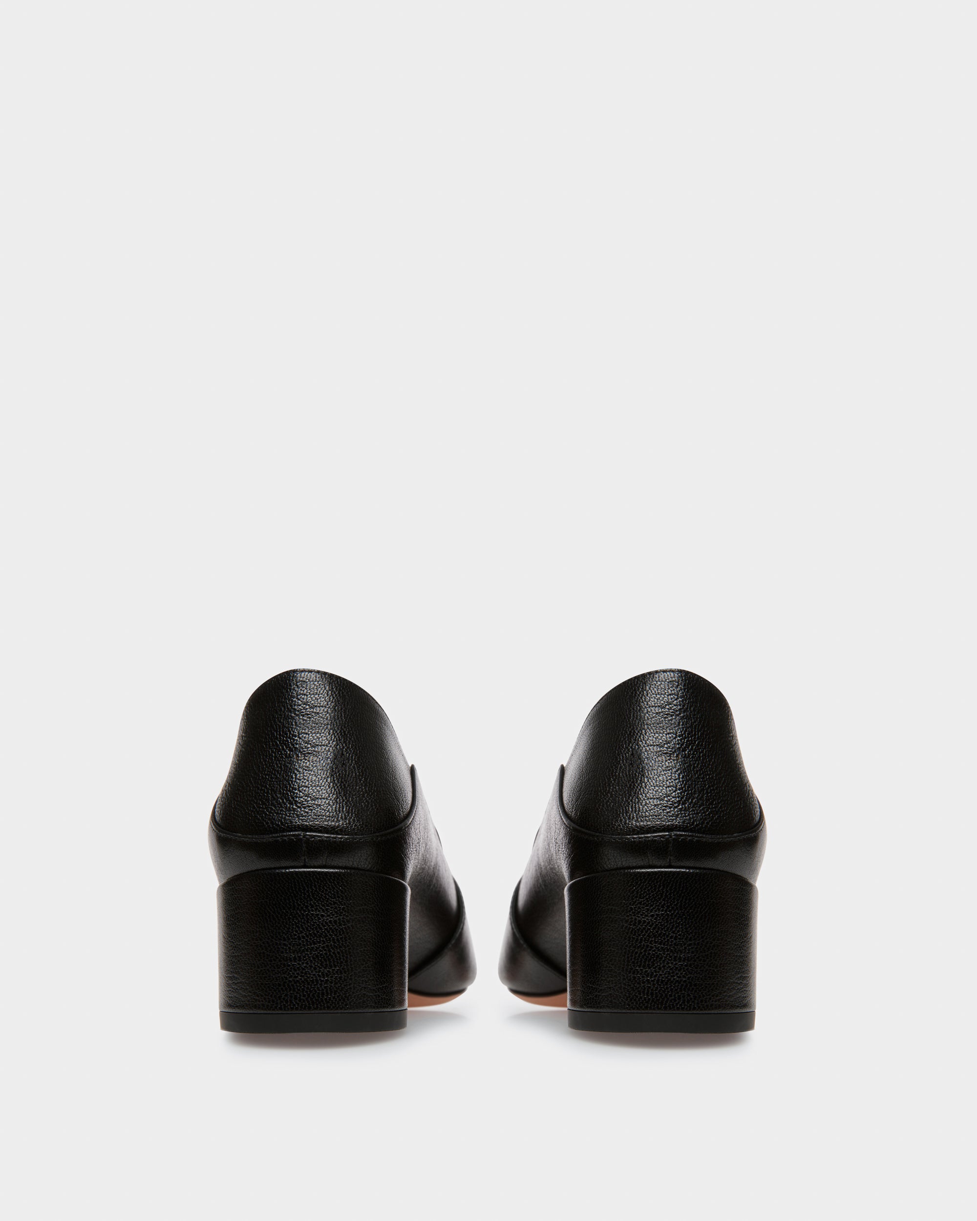 Janelle Leather Pumps In Black - Women's - Bally - 04