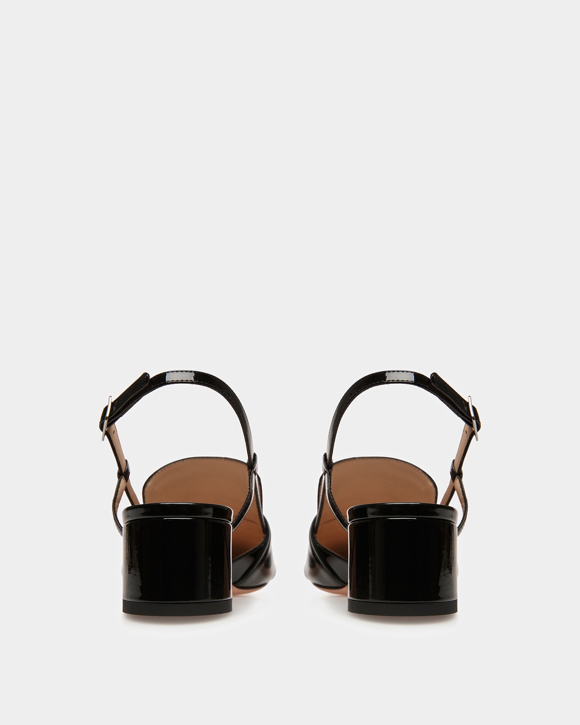 Jasmine Leather Slingback Pumps In Black - Women's - Bally - 04