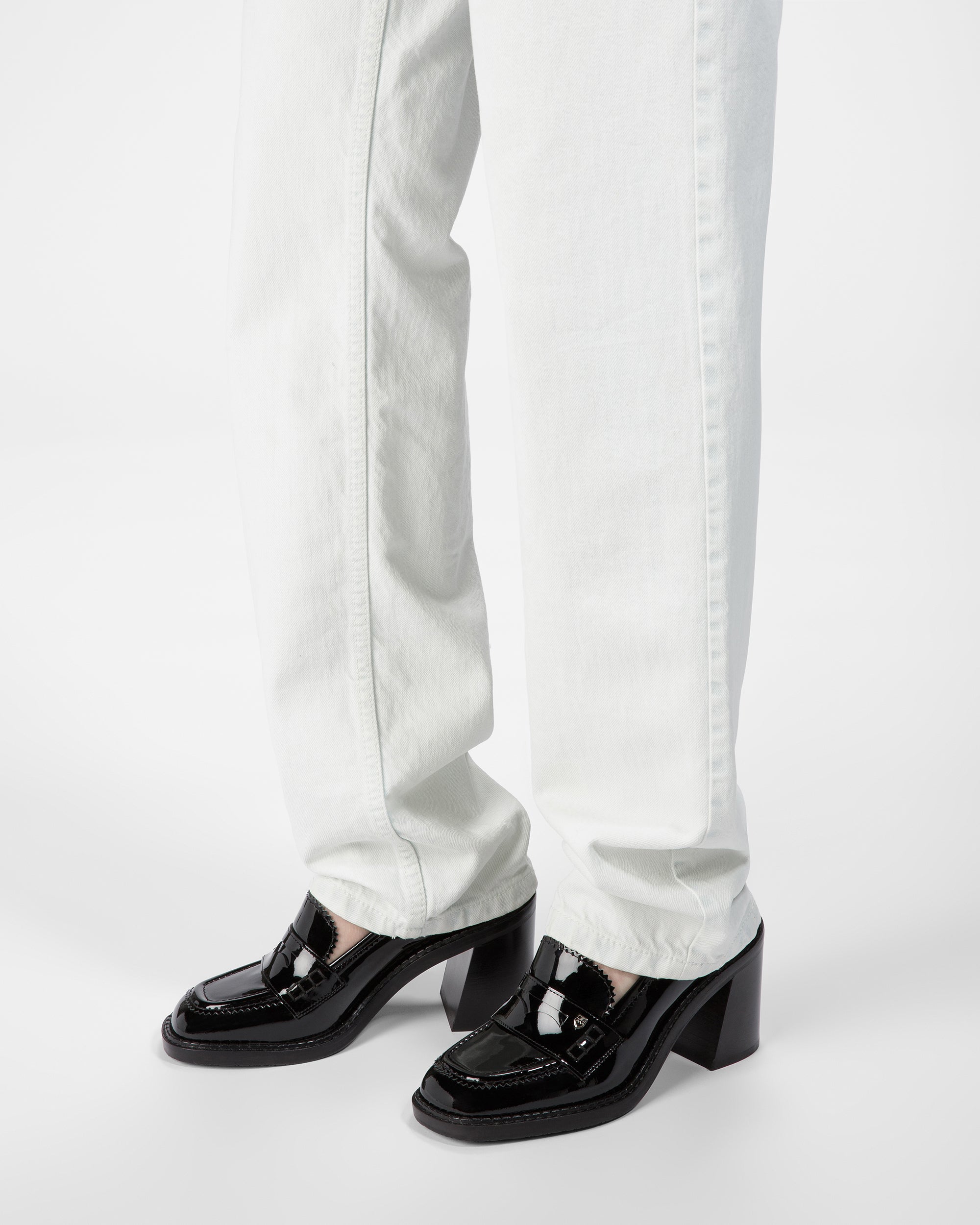 Elly Leather Moccasins In Black - Women's - Bally - 06