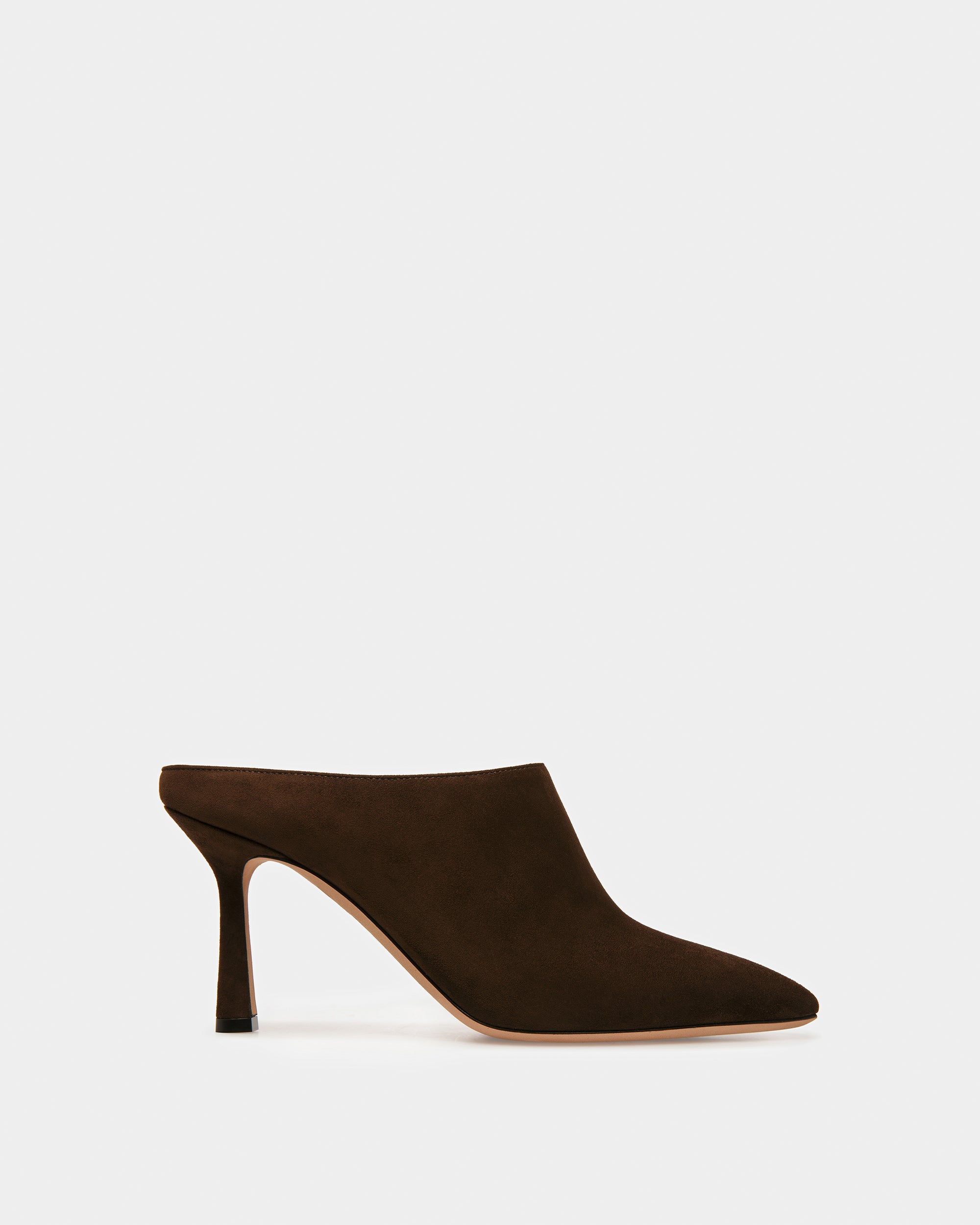 Nadine Leather Pumps In Ebony Brown - Women's - Bally - 01