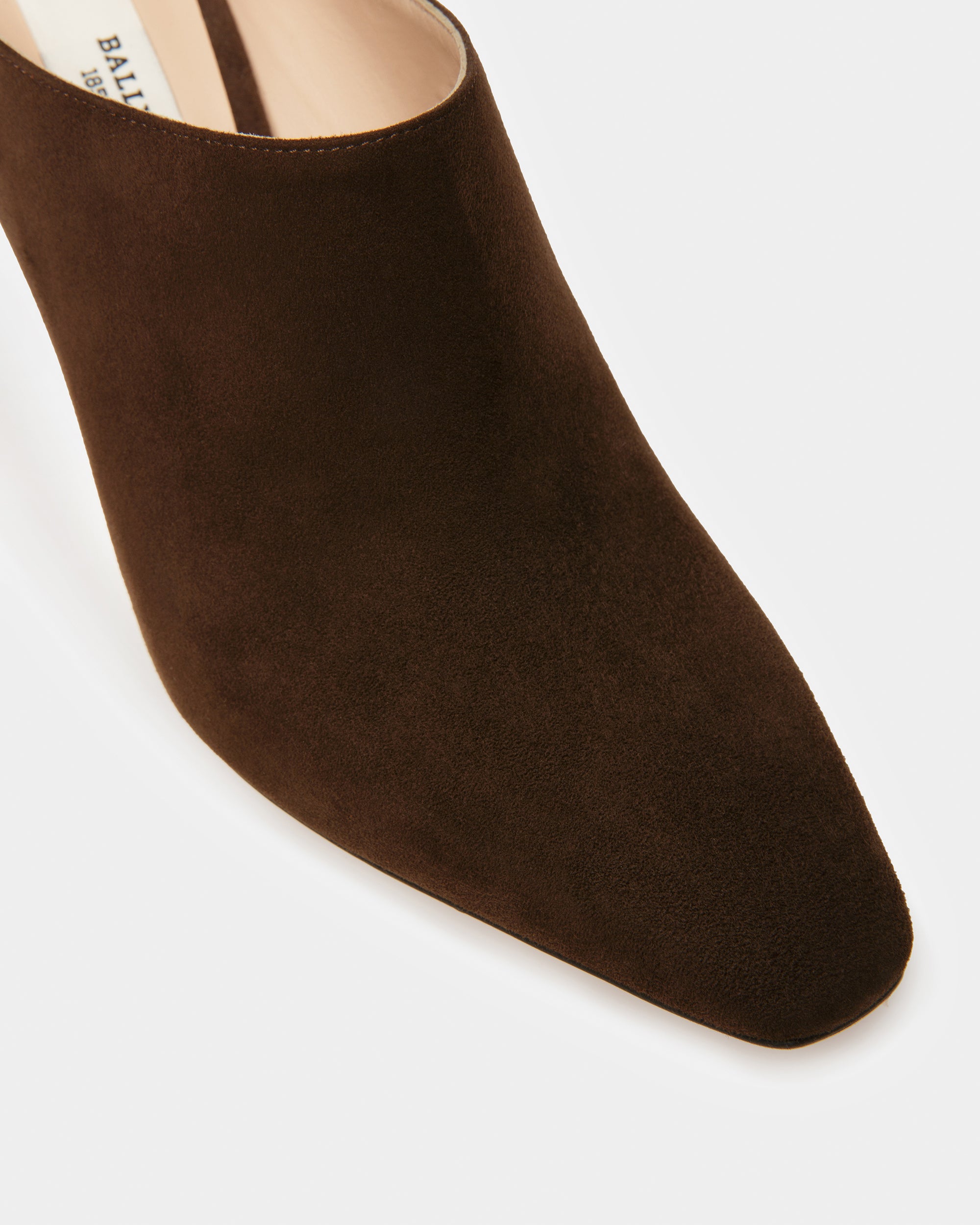 Nadine Leather Pumps In Ebony Brown - Women's - Bally - 05
