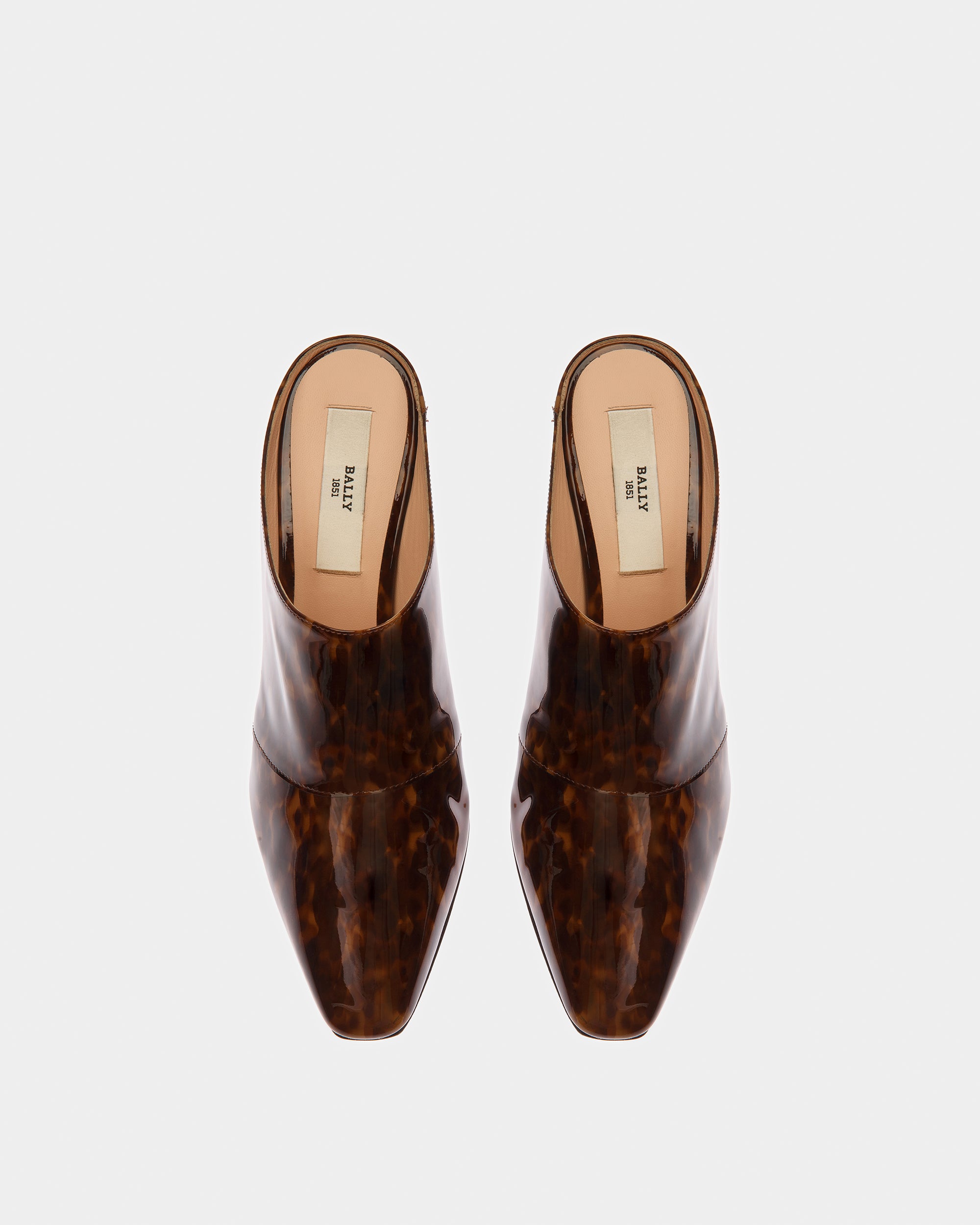 Nadine Leather Pumps In Black And Brown - Women's - Bally - 02