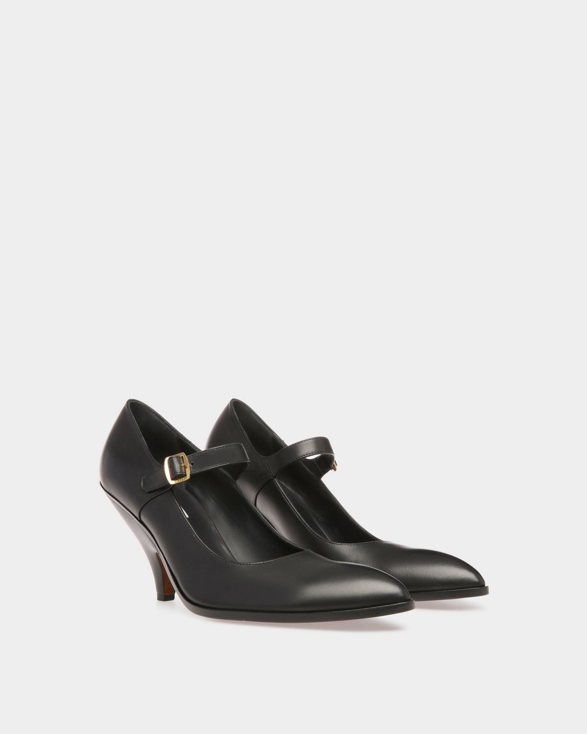 Laredo Pumps In Black Leather - Women's - Bally - 03
