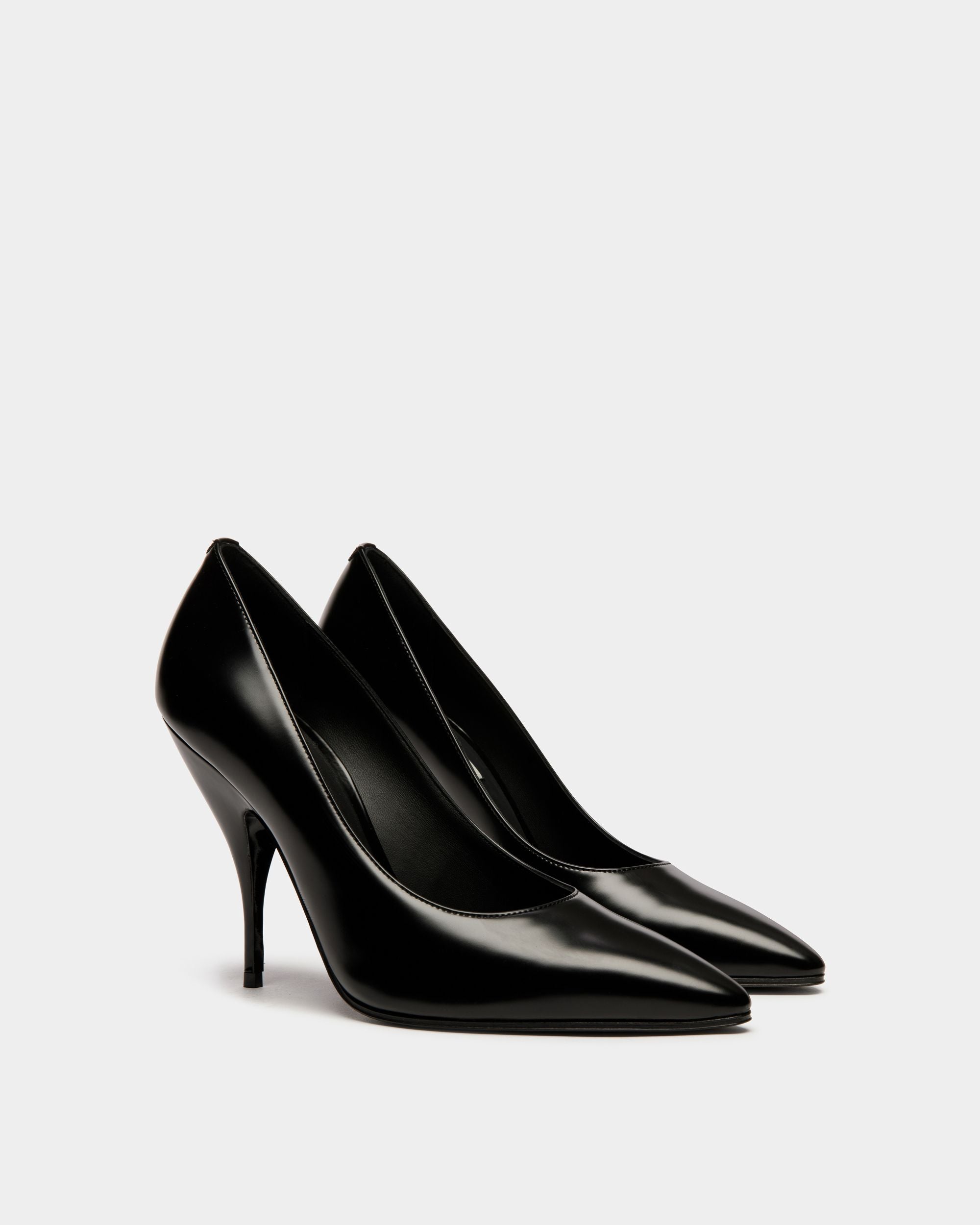 Claudelle Pumps In Black Leather - Women's - Bally - 03