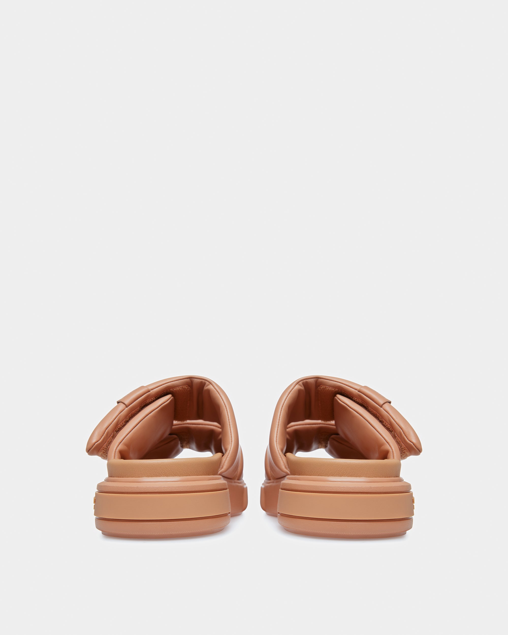 Joey-W Leather Sandals In Peach - Women's - Bally - 04