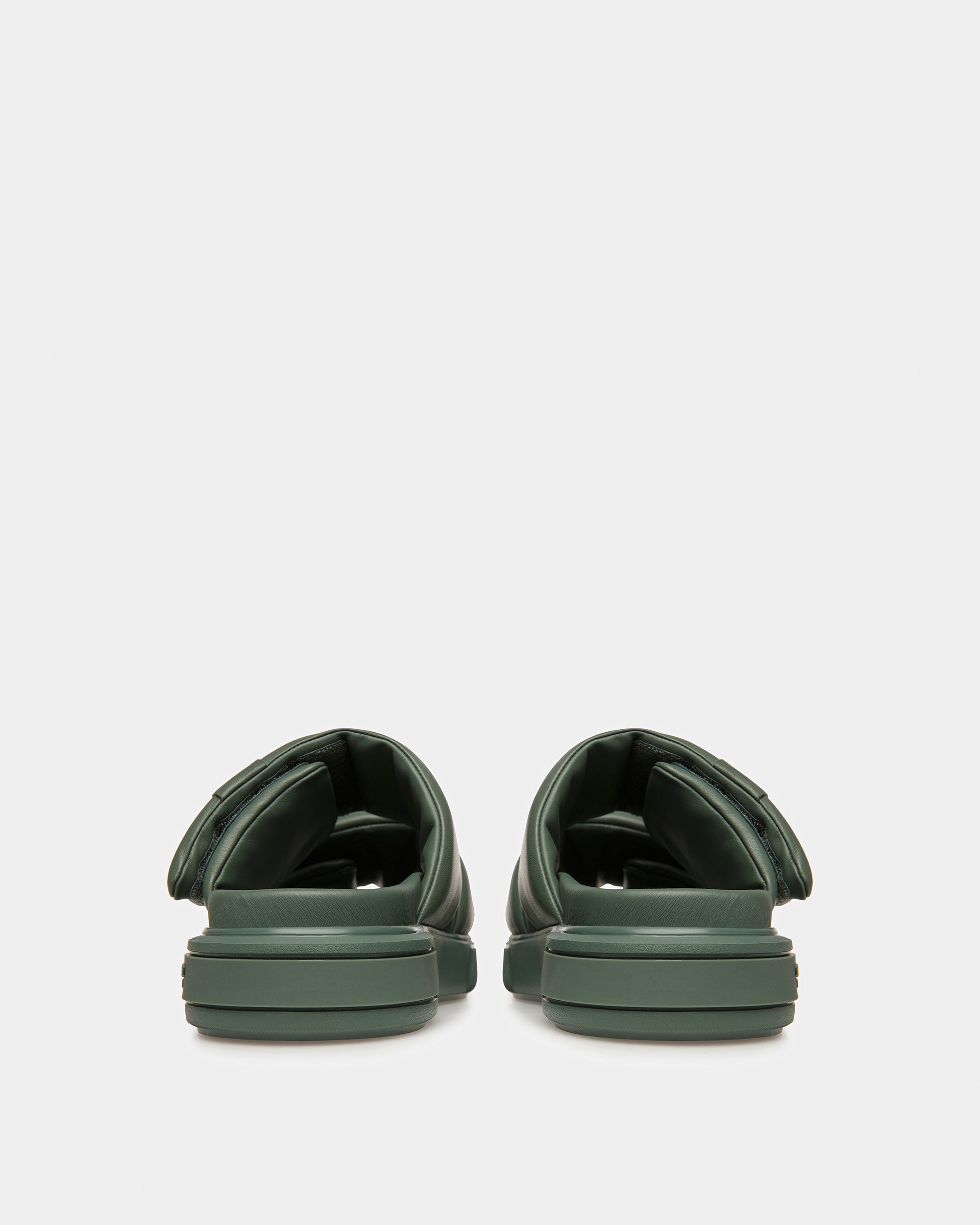 Joey-W Leather Sandals In Sage - Women's - Bally - 04
