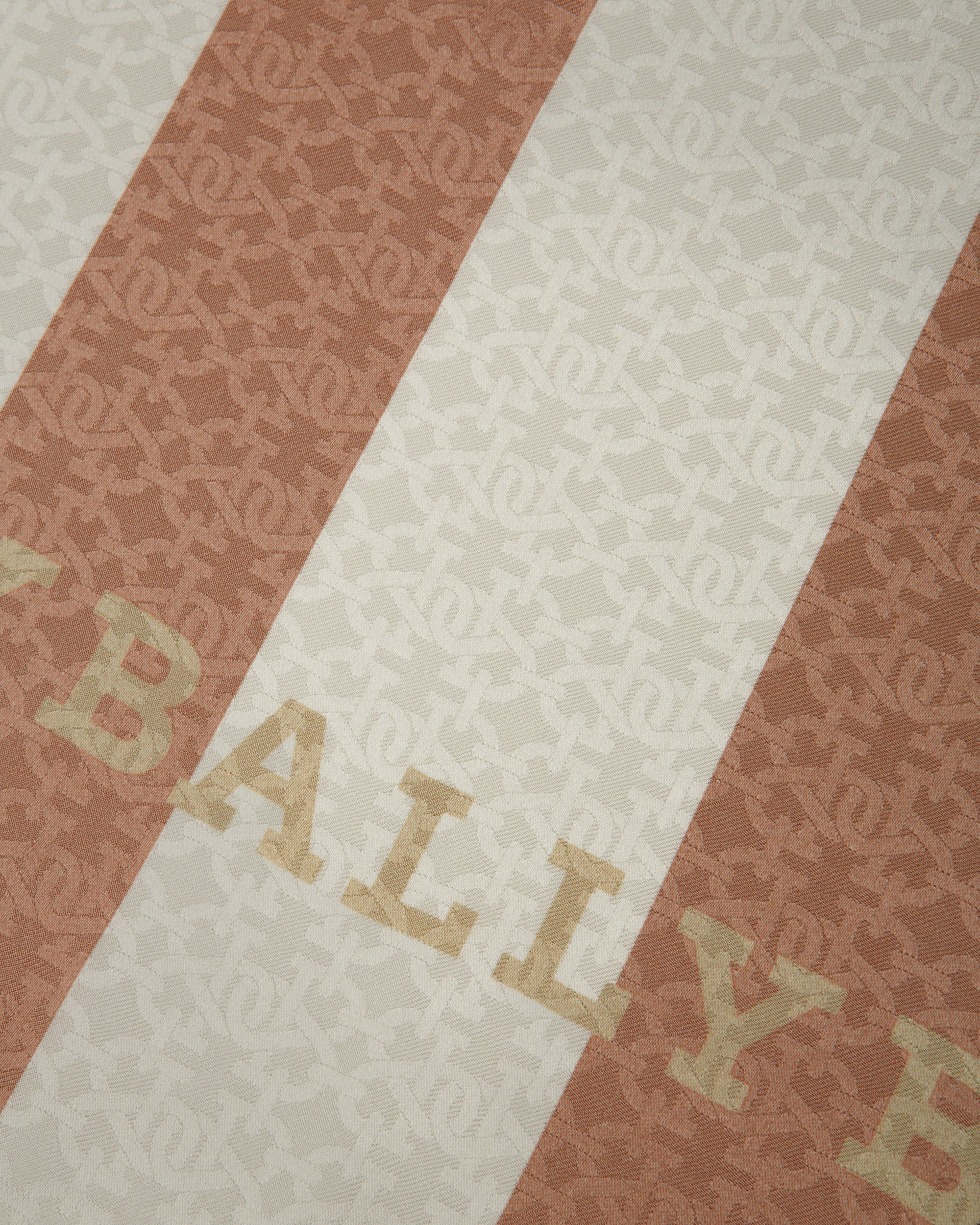 Silk Scarf In Heritage Red - Women's - Bally - 02