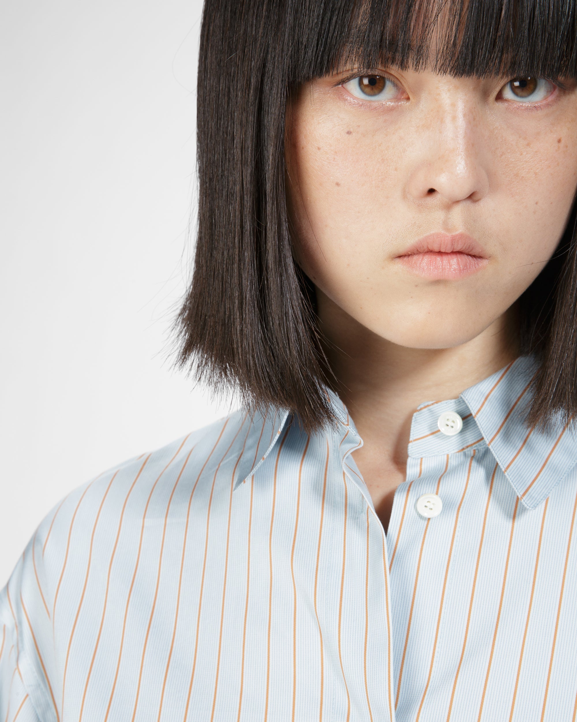 Cotton Shirt In Light Blue - Women's - Bally - 03