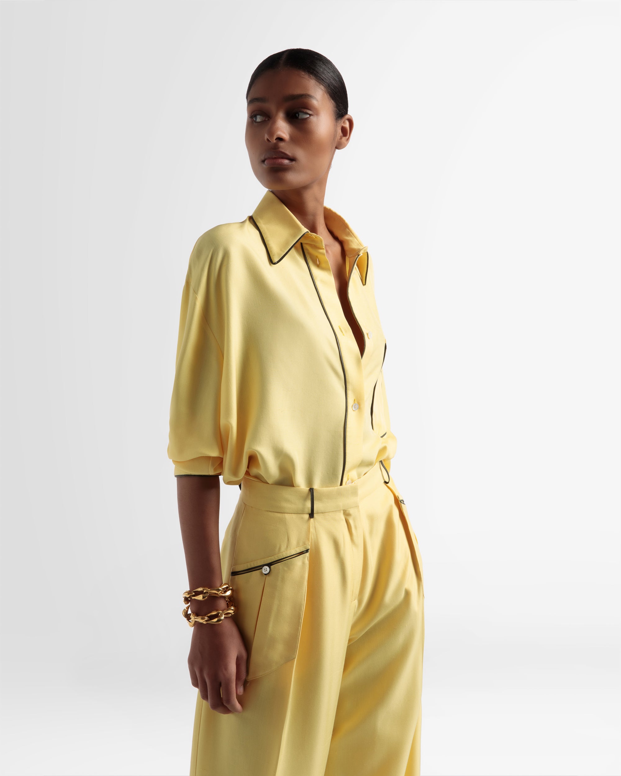 Relaxed Silk Shirt - Women's - Bally - 02