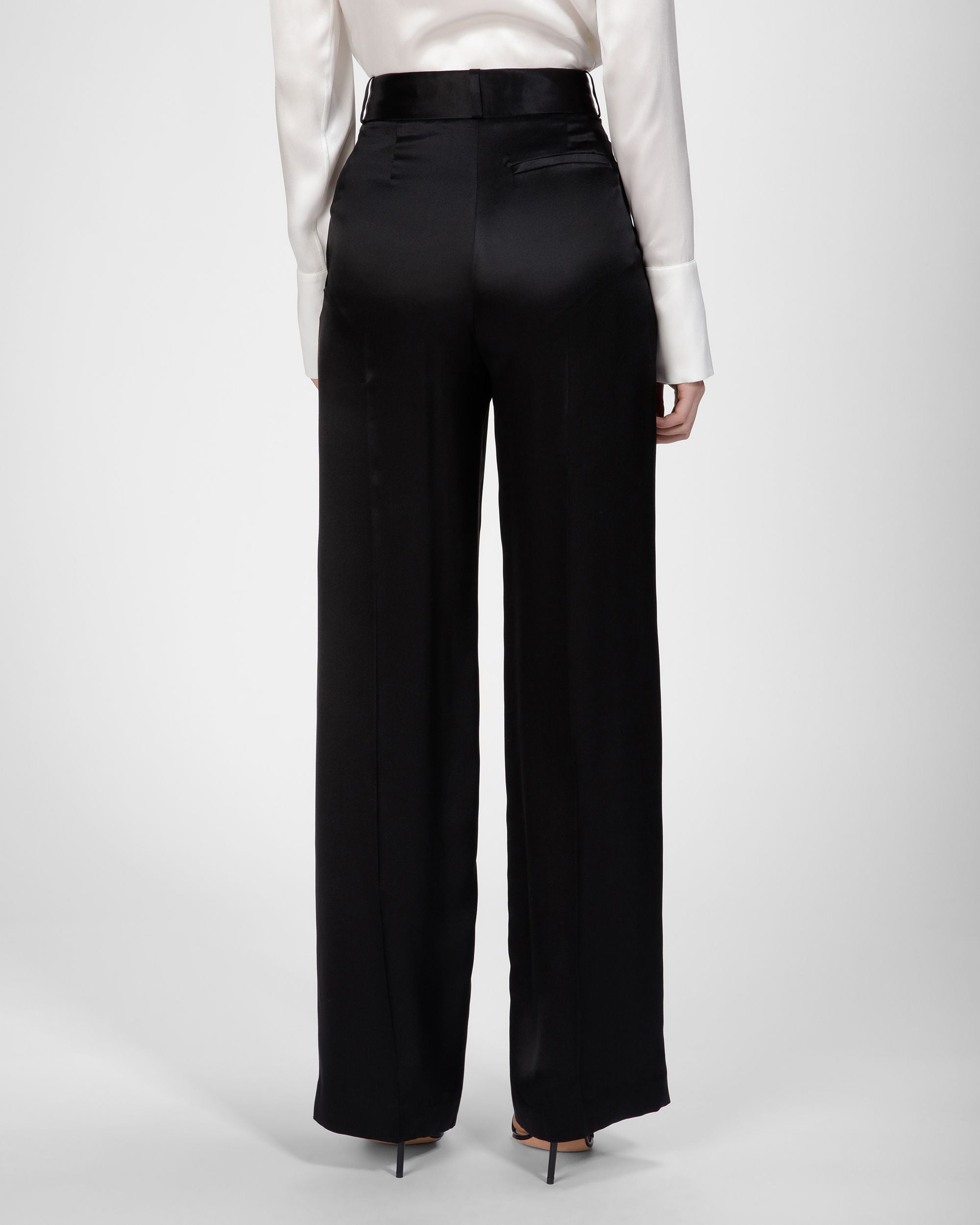 Silk Pants In Black - Women's - Bally - 06