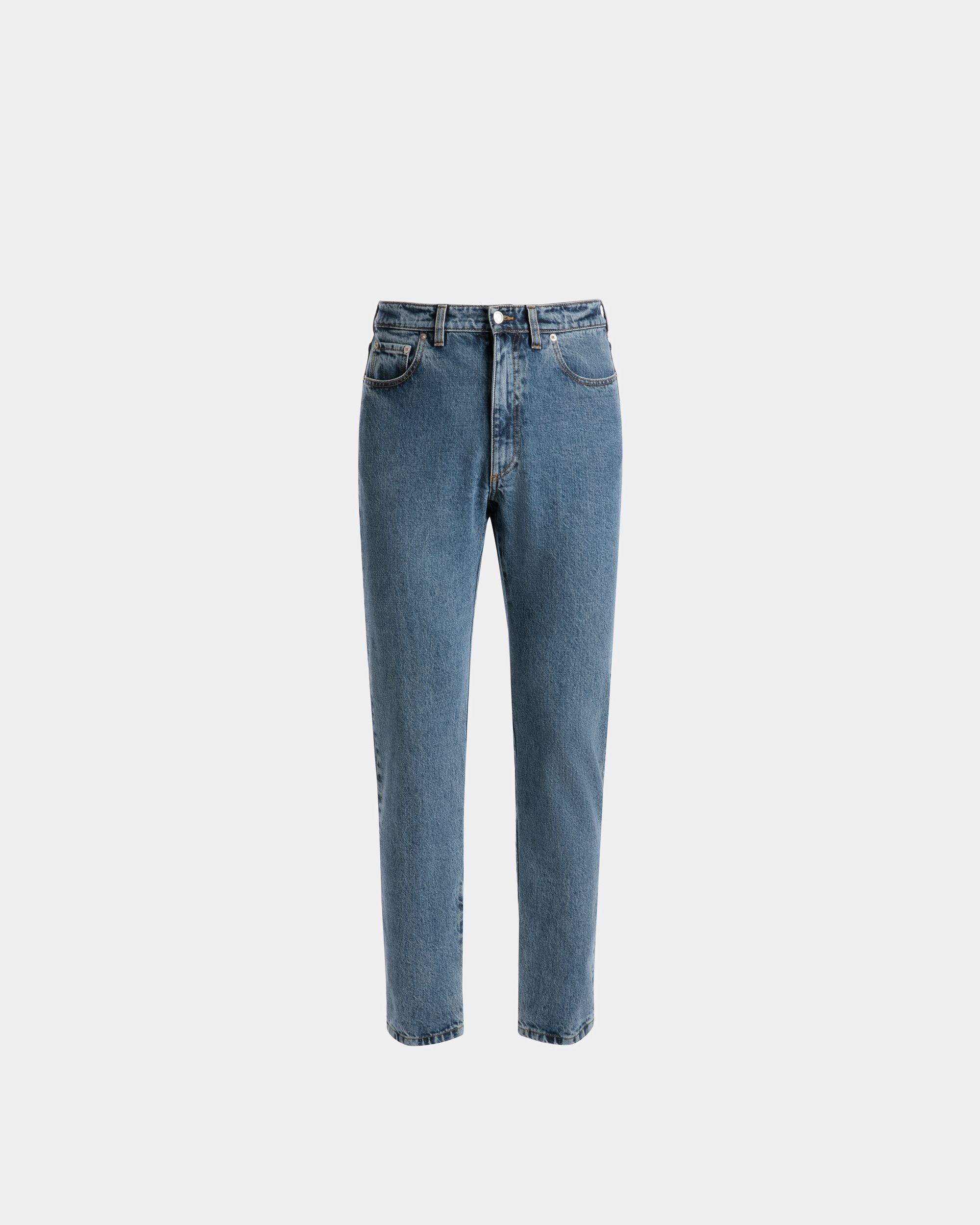 Pants In Light Blue Denim - Women's - Bally - 01